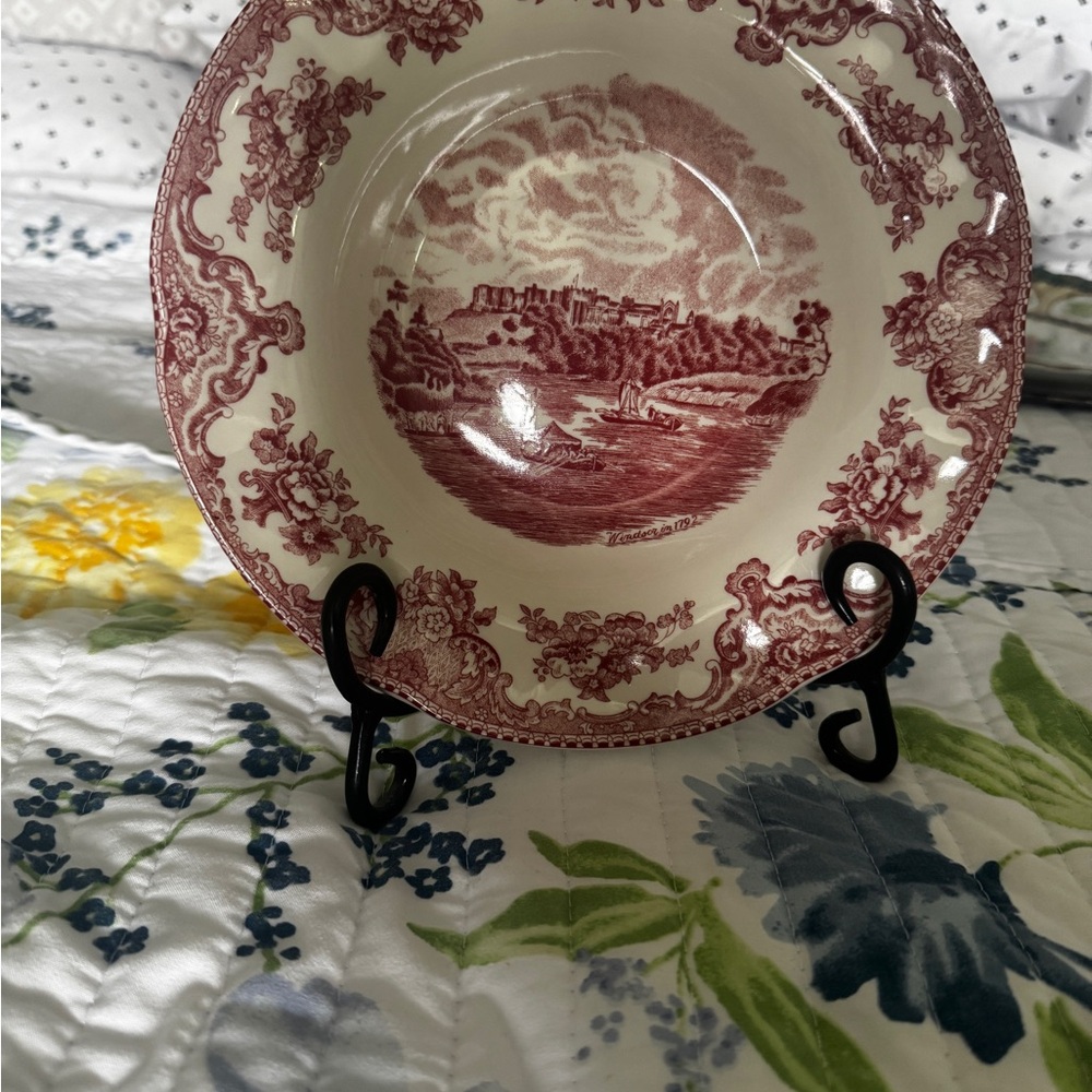 Vintage Johnson Brothers Old Britain Castle Dinner set Of 5